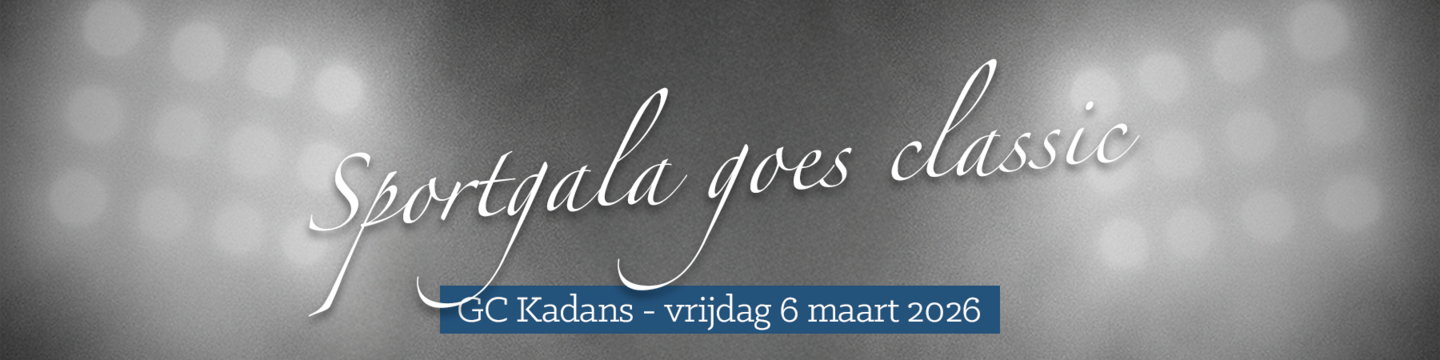 Sportgala goes classic - GC Kadans - vrijdag 6 maart 2026